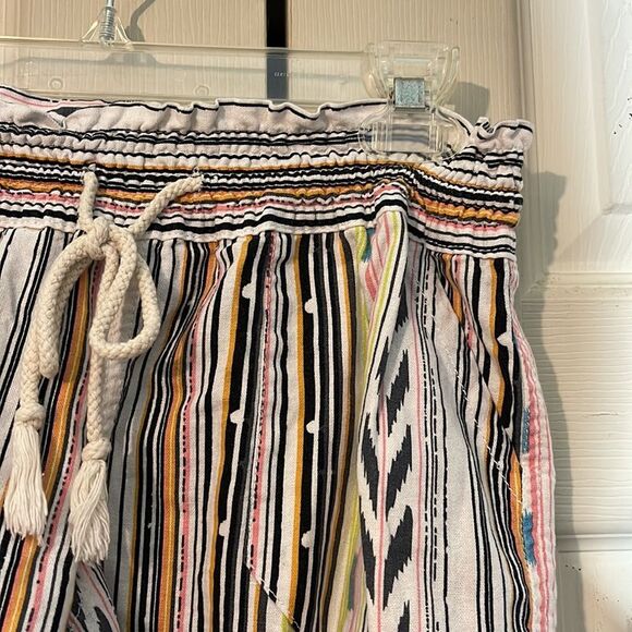 Kiss & Cry Multicolored Striped Drawstring Waistband Shorts Medium M - Picture 5 of 15